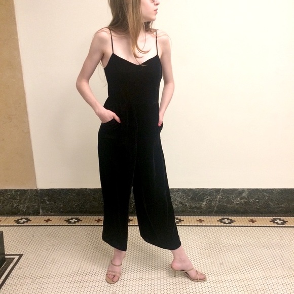 J. Crew Pants & Jumpsuits Nwt J Crew Velvet Jumpsuit Poshmark